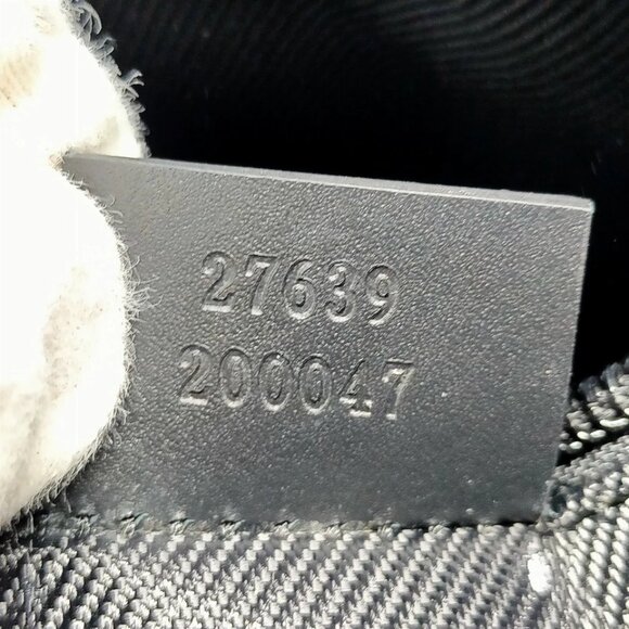 Gucci Shoulder Bag Black Canvas 450-060425 - Picture 12 of 13